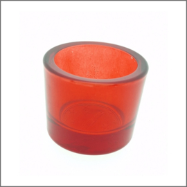 Scentchips® Glazen rood Theelichthouder