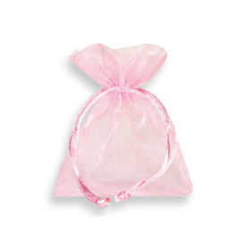 Organza zakje - Roze - 10 stuks