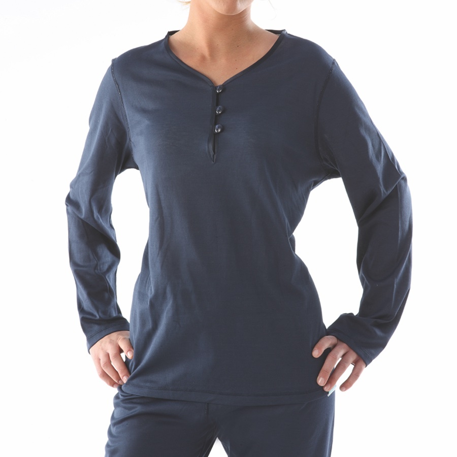 Pyama d'eczéma femme anthracite