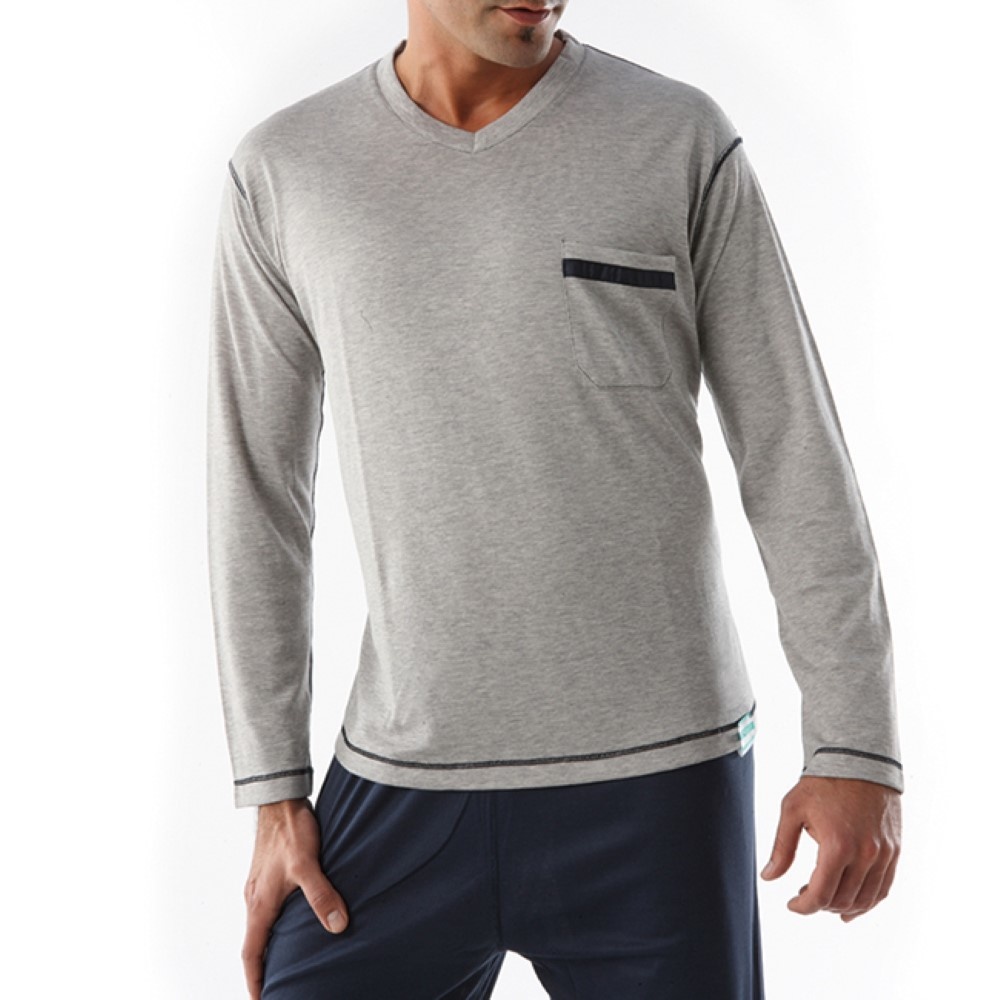 Pyama d'eczéma homme anthracite