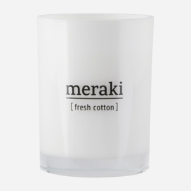 Meraki - Geurkaars, Fresh cotton