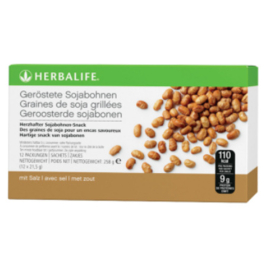 Geroosterde sojabonen Gezouten 1 doosje 12 x 21.5 gr