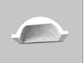 gebogen dak/gewelfde steen voor pelletketels, klein model