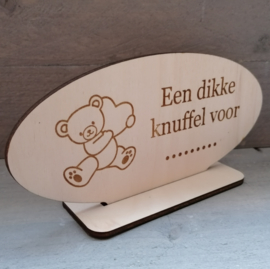 Dikke knuffel (beertje)