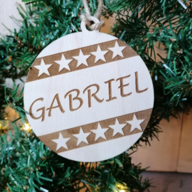 Kerstbal met naam