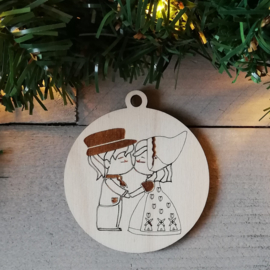 HOLLANDSE KERSTBALLEN GEGRAVEERD