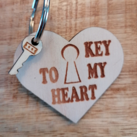 Sleutel hanger key to my heart