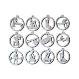 Fitness Kerstballen