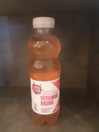 Vitamin drink framboos/granaatappel + statiegeld