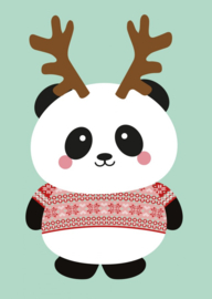 panda - kerstkaart