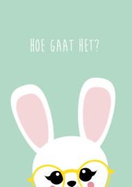 Hoe gaat het (postkaart)