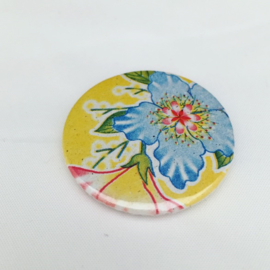 magneet blauwe bloem