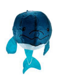 japanese paperballoon - blauwe walvis