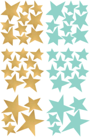 sterren mint en goud