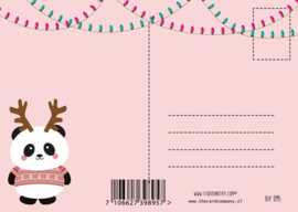 panda - kerstkaart