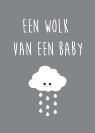 Een wolk van een baby (postkaart)