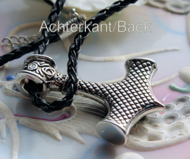 Viking Pendant: Mjölnir Warrior Hammer of Thor with necklace - 44 mm