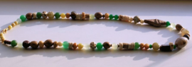 C&G Collier: Antieke Afrikaans Tradebeads - Ashanti - Jade - Bone - Agaat - Prayerbeads