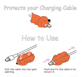 Smartphone Cable Protector: Animal