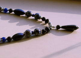 C&G Gemstone Necklace: Beautiful Lapis Lazuli & Sodalite - Rapsody in Blue