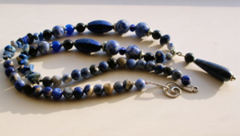 C&G Gemstone Necklace: Beautiful Lapis Lazuli & Sodalite - Rapsody in Blue