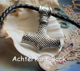 Viking Hanger: Mjölnir Krijgshamer van Thor aan ketting - 44 mm