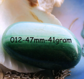 Green Agate - Large tumbled stone - approx 38-45 grammes each