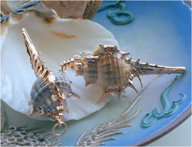 A lovely pendant made from a natural Shell - length approx 50-55 mm