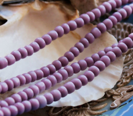 set/20 Vintage TRADE BEADS: Africa Venice - 4,5 mm - Lilac Purple