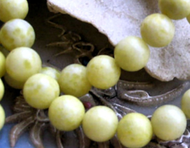 set/10 beads: Phoenix Jasper - Round - 6 mm