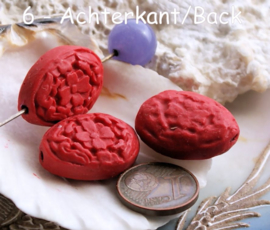 Beautiful CINNABAR beads - available in various shapes and sizes - Red