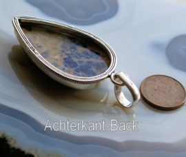 Lovely Pendant: Sodalite - SP - 56 mm - Blue Gray Cream