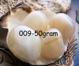 White Agate - set tumbled stones - approx 40-50 grammes per set