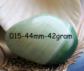 Green Agate - Large tumbled stone - approx 38-45 grammes each