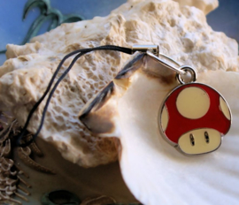 Strap Sleutelhanger/Tas hanger: Mario Super Mushroom - Paddenstoel