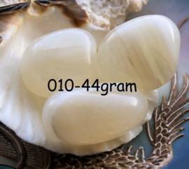 White Agate - set tumbled stones - approx 40-50 grammes per set