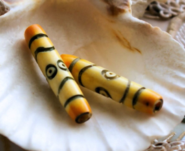 BONE: 1 Beautiful Hand-Carved Bead from Africa - various options