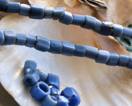 set/10 ANTIEKE FUR TRADE BEADS Handelskralen: Russian Blue