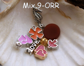 Memory Locket Inhoud (voor variant met glas) - 4-10 mm - DIVERSE MIX SETS