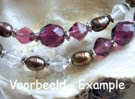 set/20 Beads: CZECH GLASS - Faceted - 6 mm - Amethyst Purple