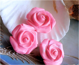 1 beautiful, large bead: Howlite - Rose - 20 mm - Pink