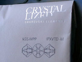 set/10 Kralen: echt SWAROVSKI - 6 mm - 5328 5301 - Crystal