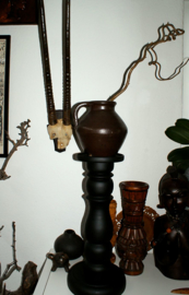 Large Antique, Skull or Dome Stand - Matte Black