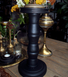 Black wooden Skull or Dome stand
