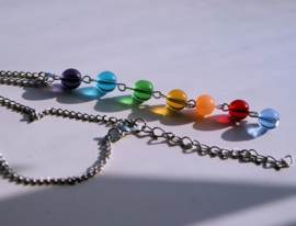 Lange Chakra Hanger aan Verstelbare Ketting