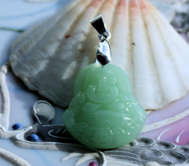 Hangertje: Boeddha van im. Jade - 42/48 mm - 2 uitvoeringen