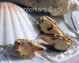 (Earring) Pendant: Replica 3D Bird Skull - 34 mm