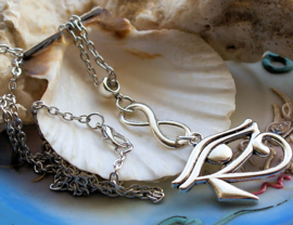 Hanger aan ketting: Egypte - Oog van Horus & Infinity symbool