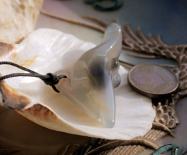 Pendant: Agate Dolphin - 43 mm