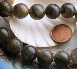 set/3 large beads: beautiful Labradorite - Round - 12 mm